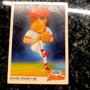 Randy Myers Score 1991 All Star Big Head Series #662 baseball card!!